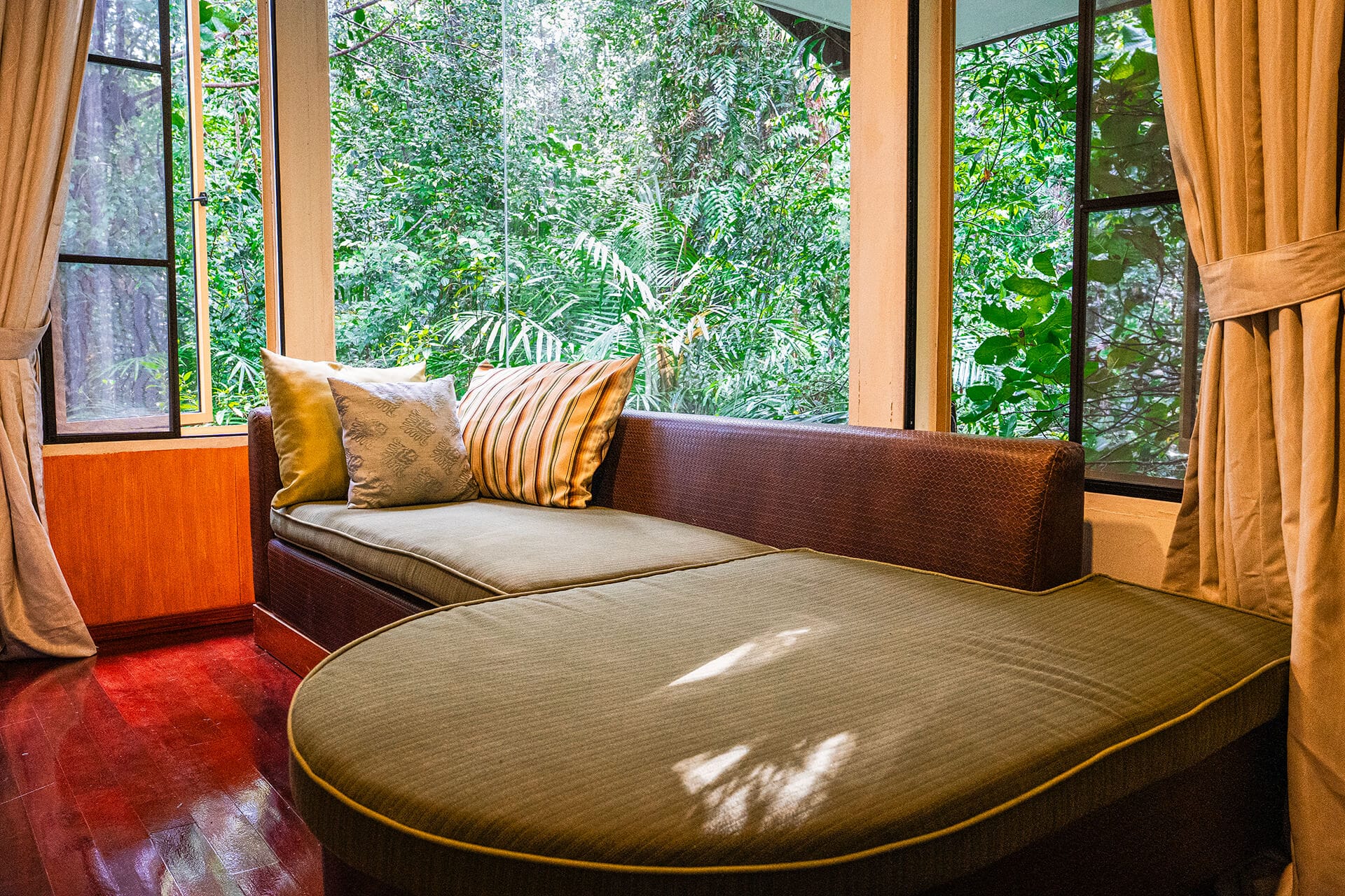 View from the room of Kinabatangan Wetlands Resort