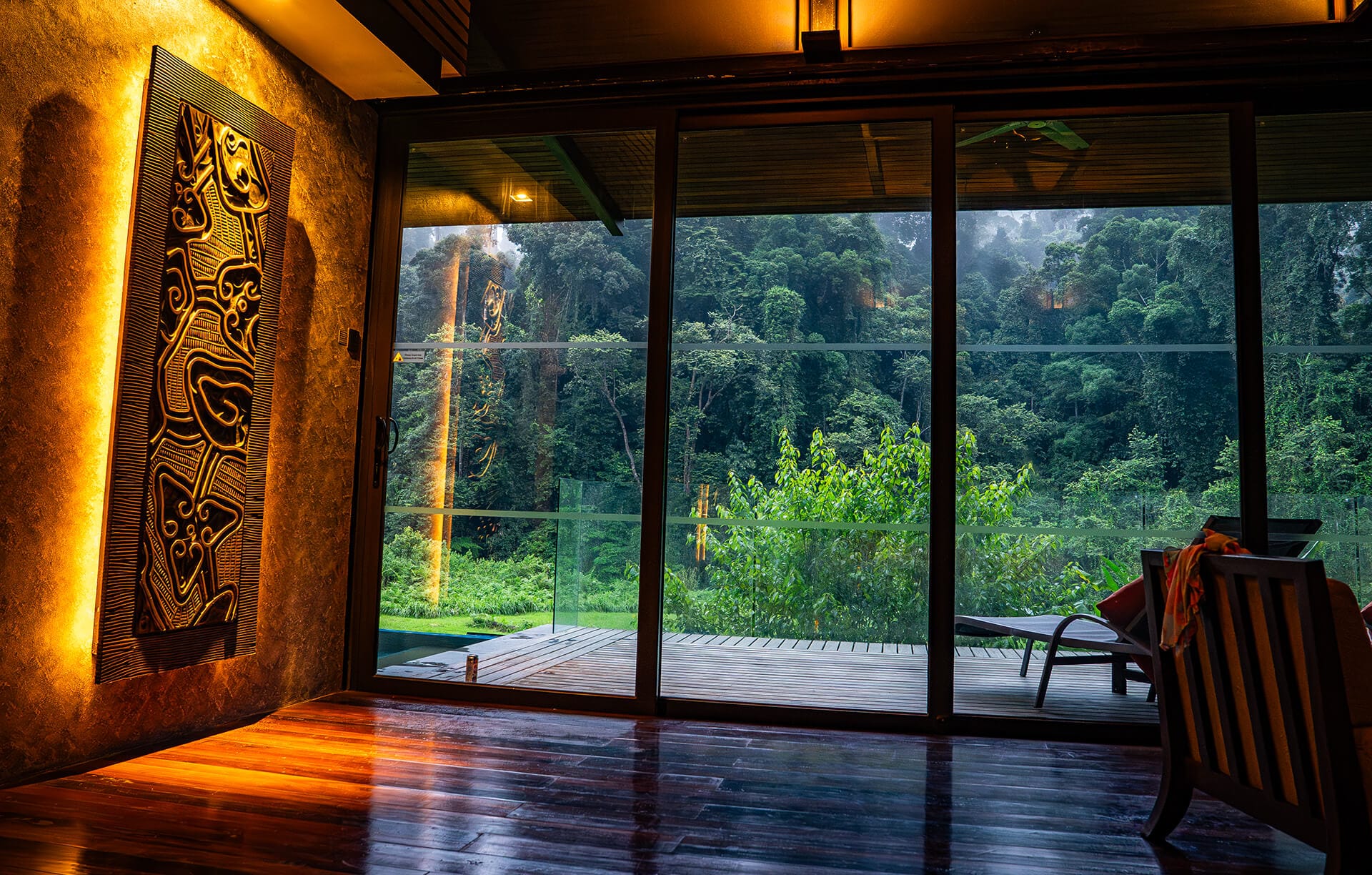 Premium deluxe chalet in Borneo Rainforest Lodge