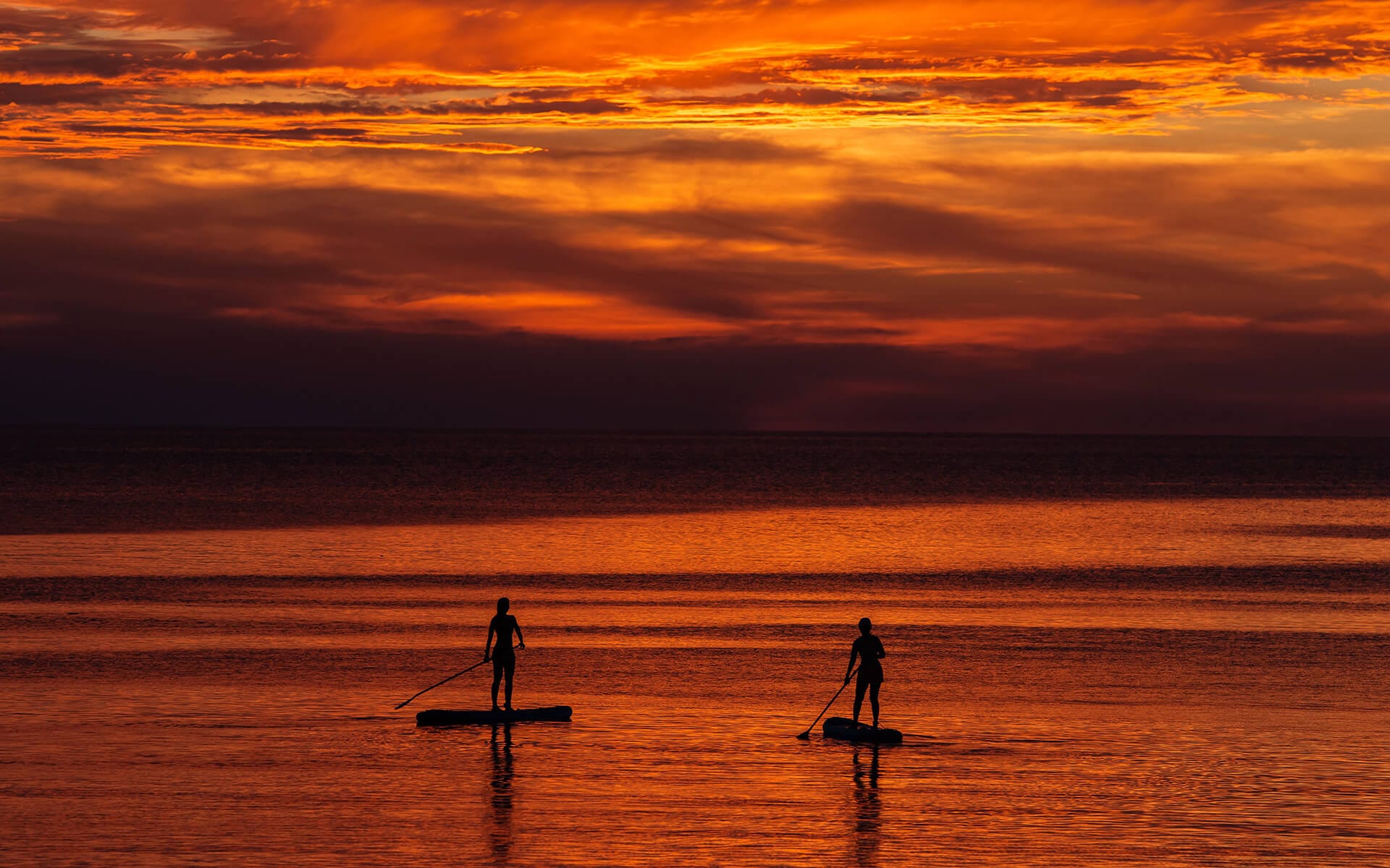 Sunset over the Sulu Sea
