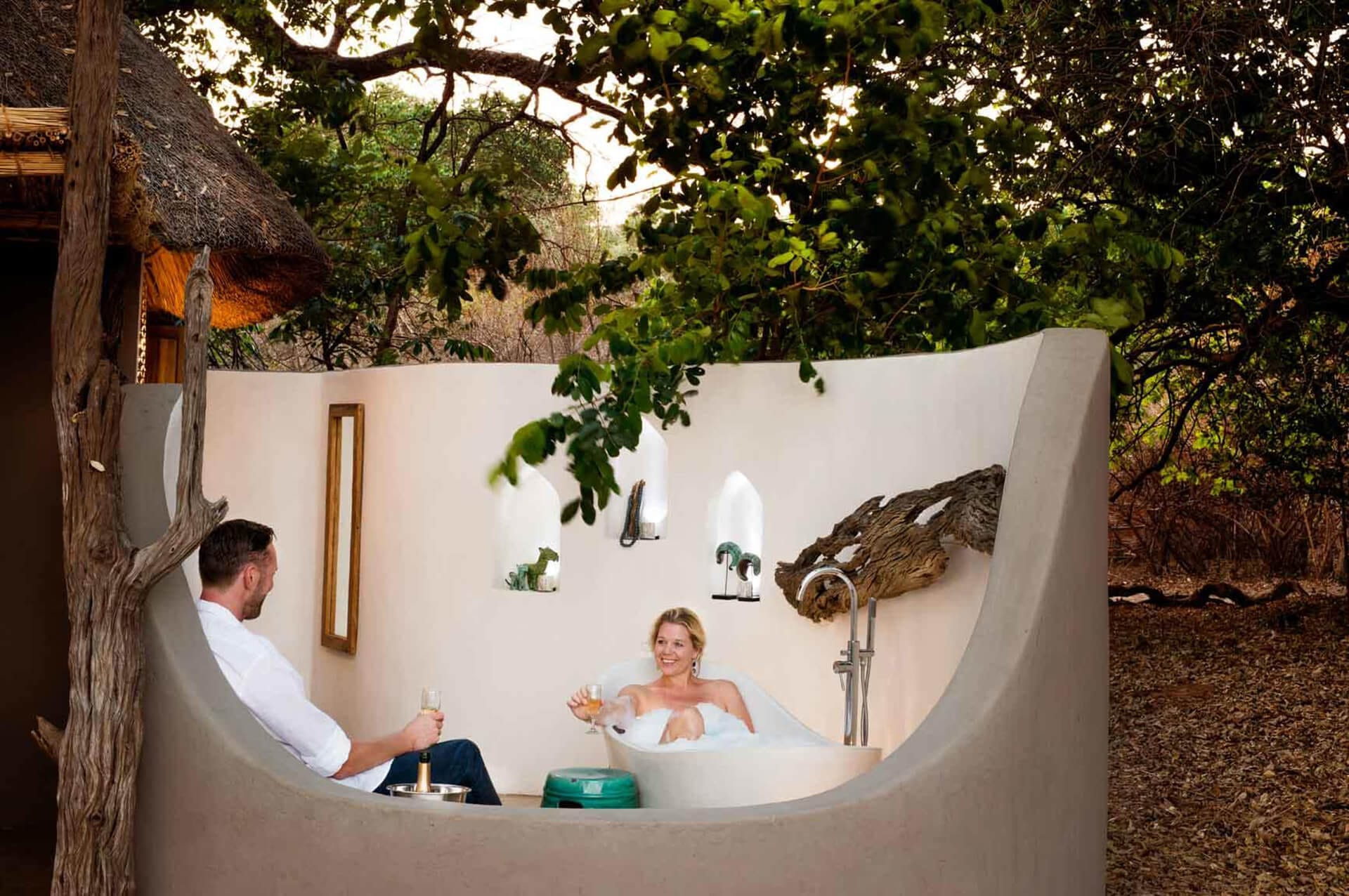 Kaingo Camp on the banks of the Luangwa River, South Luangwa National Park