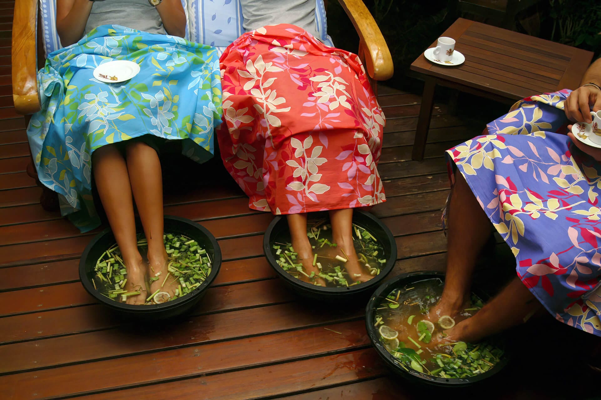 Herbal Foot Soak at Tabin Wildlife Resort