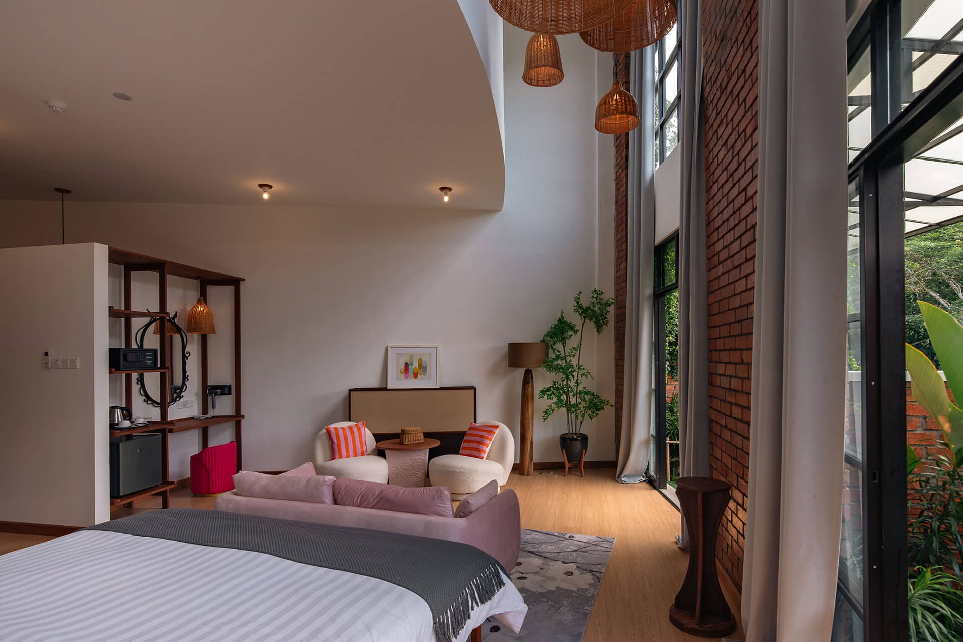 Contemporary Wing suite interior, Sepilok Nature Lodge